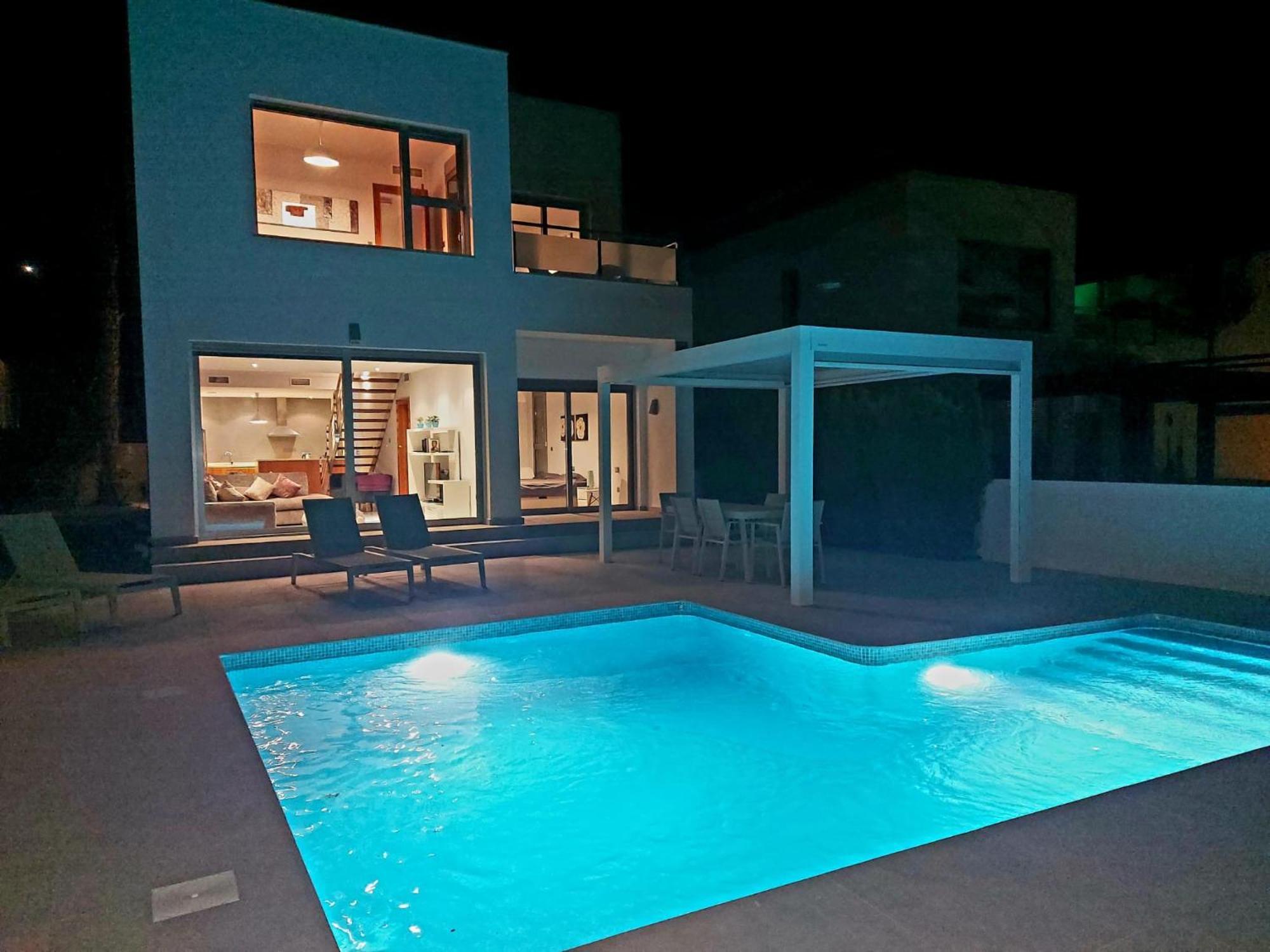 Modern Villa Frontline Golf Algorfa Esterno foto